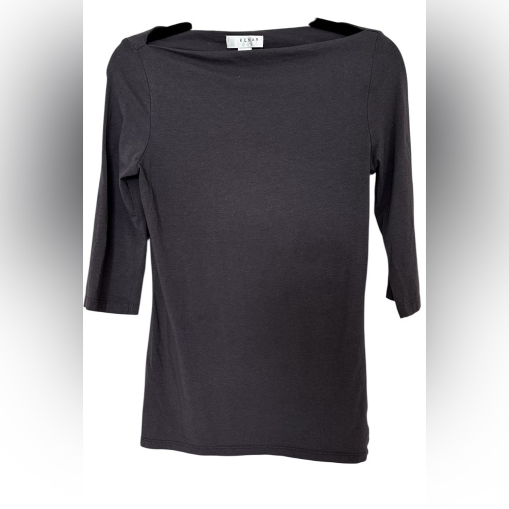 Kenar Charcoal Gray Top